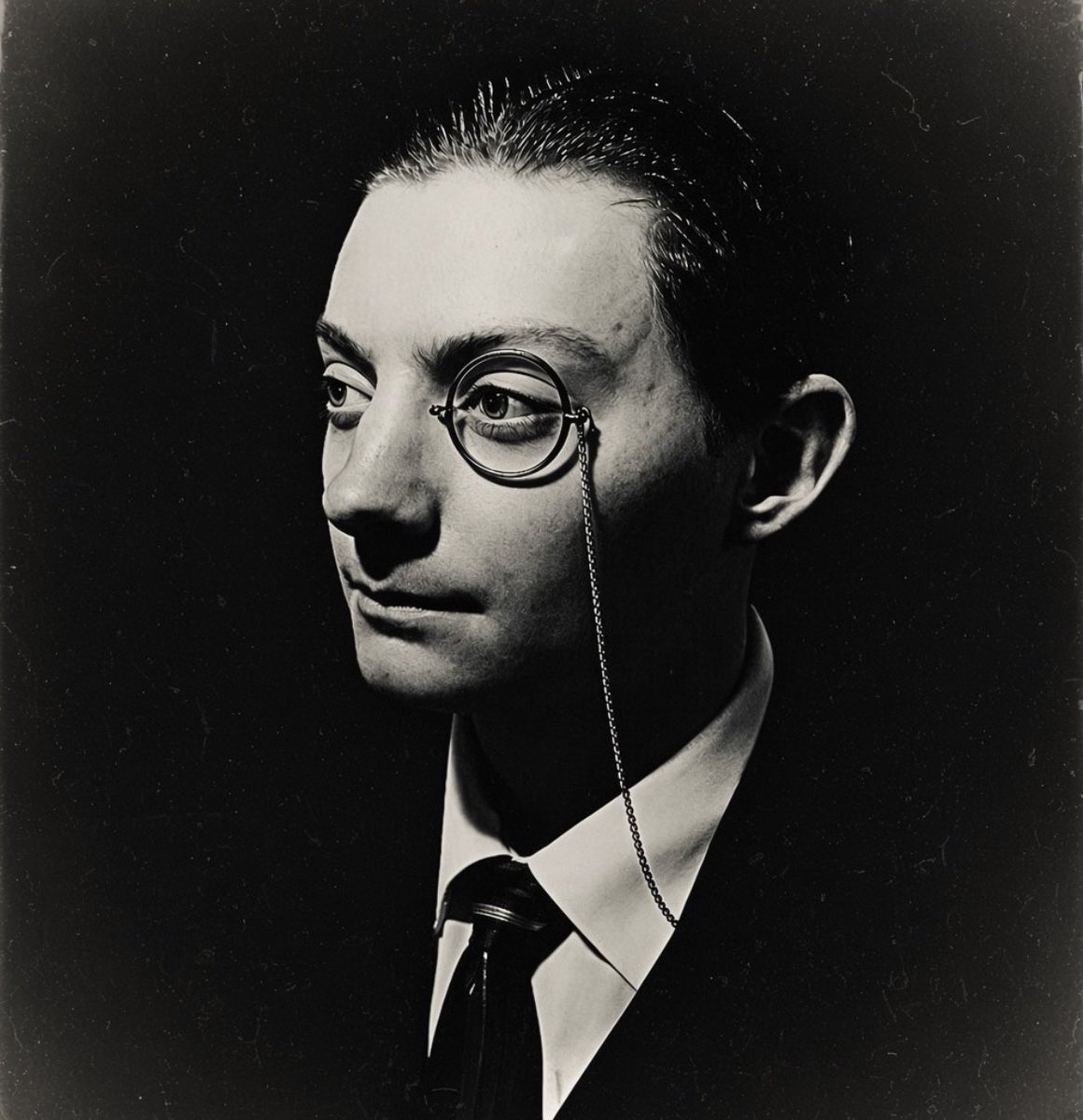 PinballWiz4rd's tweet photo. Rare photo of Baron Julius Evola (date unknown) https://t.co/Bc6rKtqFhA