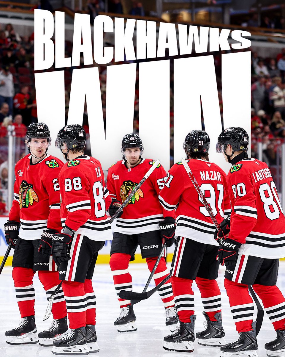 NHLBlackhawks's tweet photo. HAWKS WIN!!!
HAWKS WIN!!!
HAWKS WIN!!! https://t.co/rhpug7MnzP