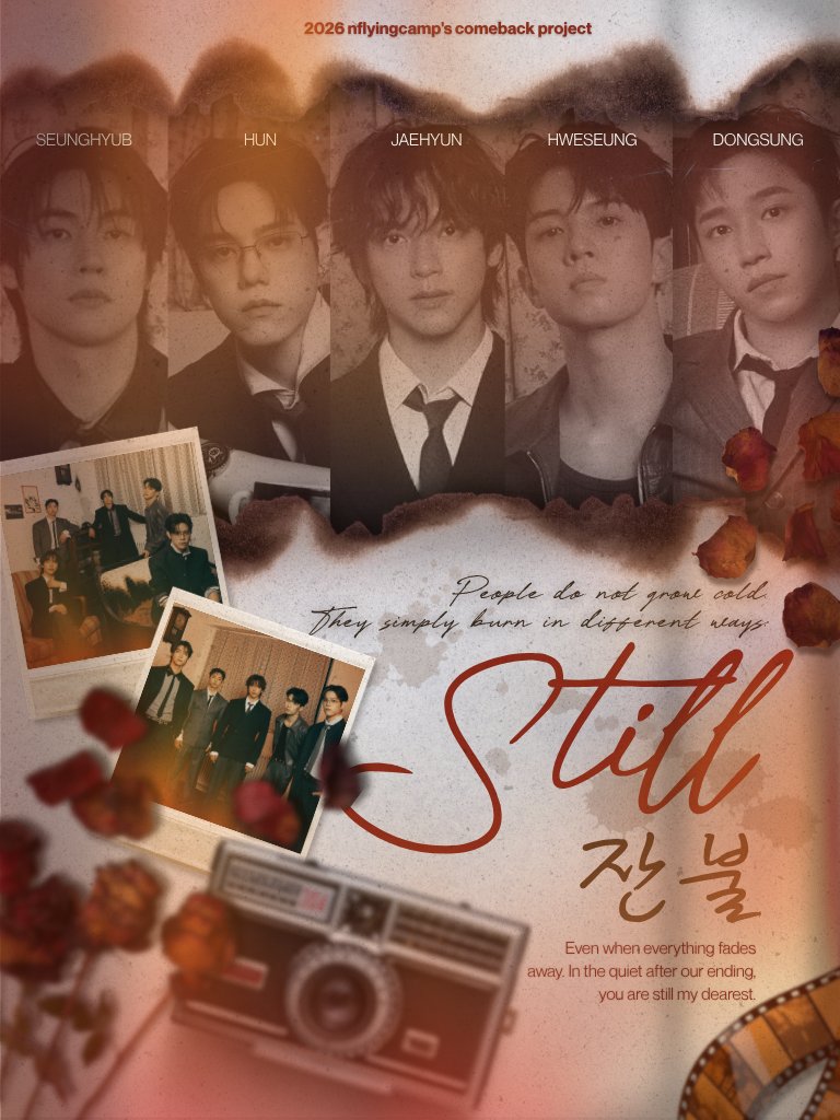 nflyingcamp's tweet photo. ㅤ
𖥔 Some days fade into photographs. Their warmth lingers in the memories they left behind. 𝐒𝐓𝐈𝐋𝐋 (잔불): 𝐄𝐕𝐄𝐍 𝐖𝐇𝐄𝐍 𝐄𝐕𝐄𝐑𝐘𝐓𝐇𝐈𝐍𝐆 𝐅𝐀𝐃𝐄𝐒 𝐀𝐖𝐀𝐘 keeps those fragments close as N.Flying looks back on days worth remembering. 🎞️
ㅤ https://t.co/8SA86FcB5t