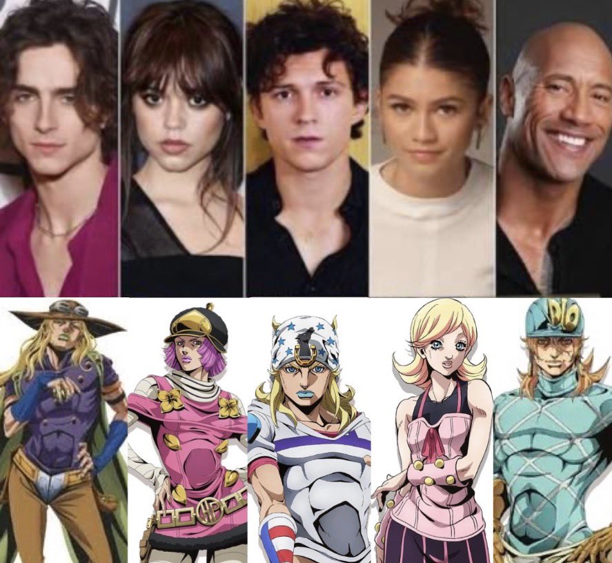 gyrobar's tweet photo. this steel ball run fancast 😍 https://t.co/CegsDUIOLt