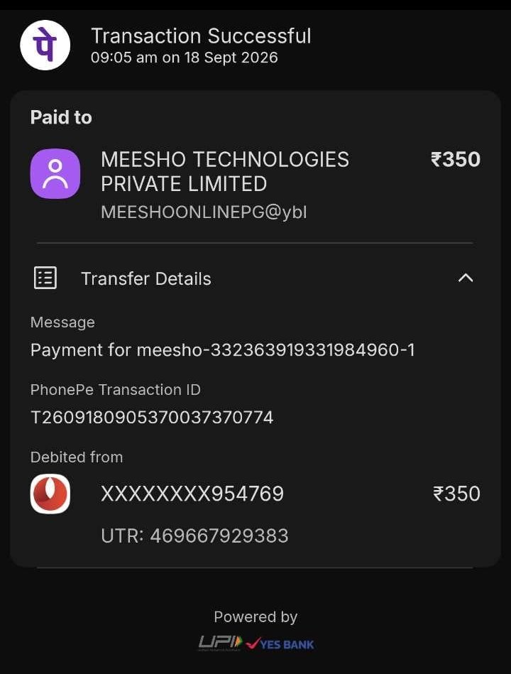 VIKASHK08391095's tweet photo. @Meesho_Official @Meesho_Support FINAL LEGAL NOTICE! Prepaid Order 332363918986349824 marked fake OTP delivered by Valmo. No OTP shared by me. I have contradictory tickets 791178684565 &amp; MST-1109365961 as evidence of fraud. Preserved for eDaakhil. Refund + Compensation in 48 Hr https://t.co/HURegYhHWR