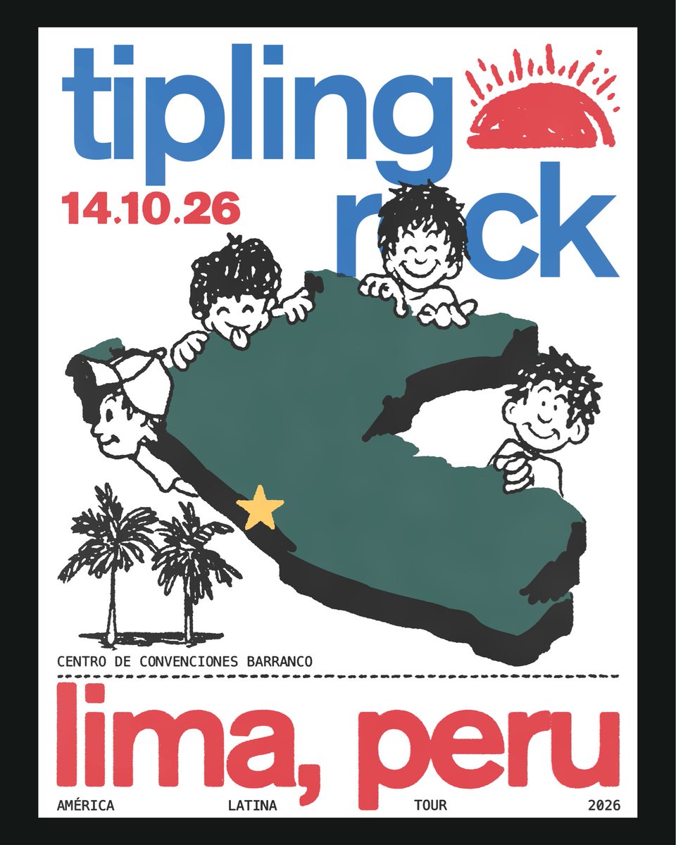 TiplingRock's tweet photo. Lima! come hang with us for a poster signing on Sunday! save a spot at the link below 

https://t.co/WAyw05oidJ https://t.co/GXR4pUBesV