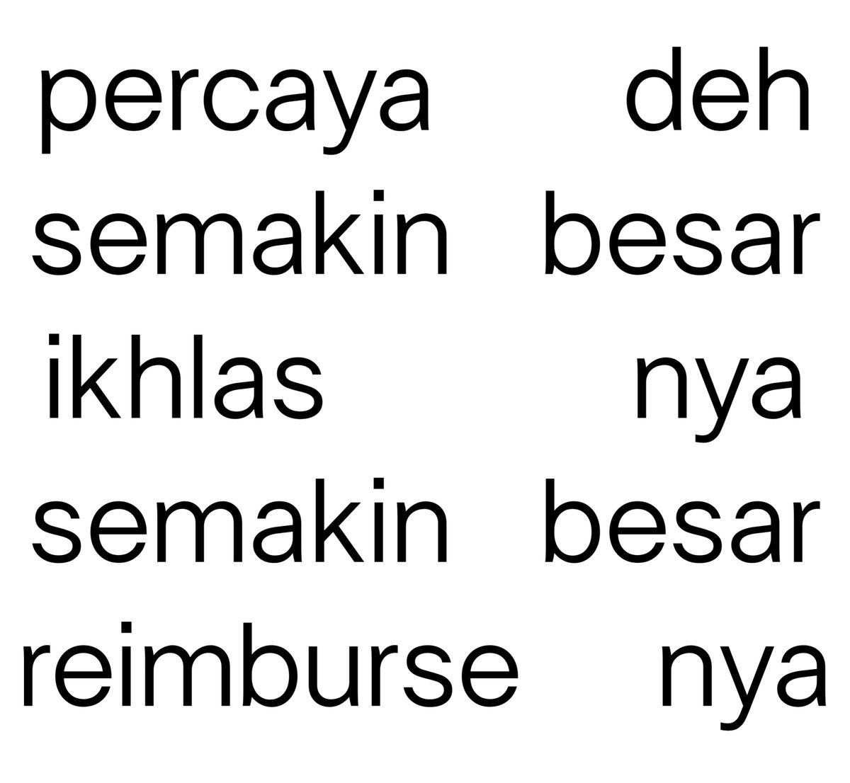 masssceo's tweet photo. gapapa ikhlas aja duluu ntar juga direimburse kok https://t.co/IBmcDvSPjH