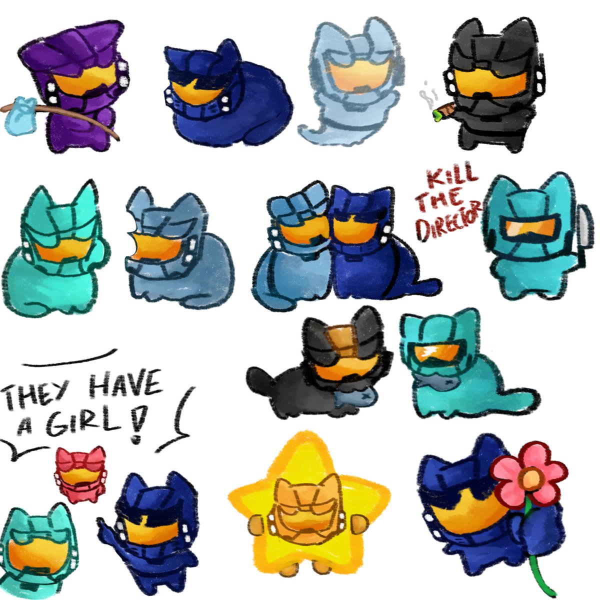 Adriannn556's tweet photo. does anyone miss rvb cats https://t.co/BPIvSUe8AX