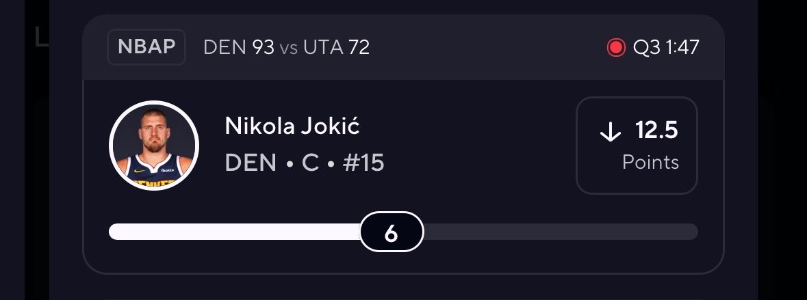 ClipSetNBA's tweet photo. BAAAANGGG✅✅✅✅✅✅✅✅✅
✅Nikola Jokic “U” 12.5 Points
Jokic doesn’t care about preseason💯😂
Let’s keep banging✅
❤️🔥LIKE if you tailed!!!🍀
#gamblingX #PlayerProp #PrizePicks #prizepicklocks #NBAPicks #GamblingTwitter #prizepick #NBA #Playoftheday #potd #NBAX #NBAProps #NBAbet #GamblingsTwitter #NBAPreseason #Preseason #Draftkings #betmgm #fanduel