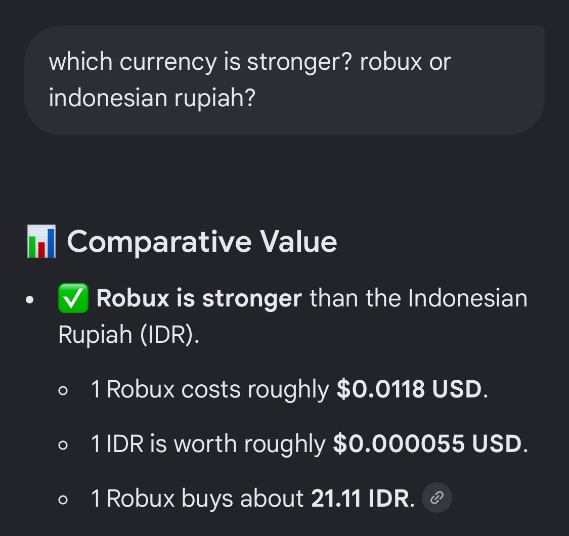 BendiTheBagak's tweet photo. Duit game Roblox iaitu Robux lagi kuat drpd duit Indonesia Rupiah 😭🙏 https://t.co/TAgAsvttBi