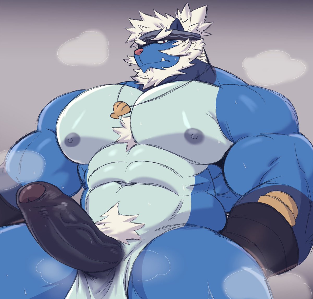 Juggermelon's tweet photo. Uncensored version of this Ronin drawing from last year 🐚 https://t.co/pbHVhQgoEv