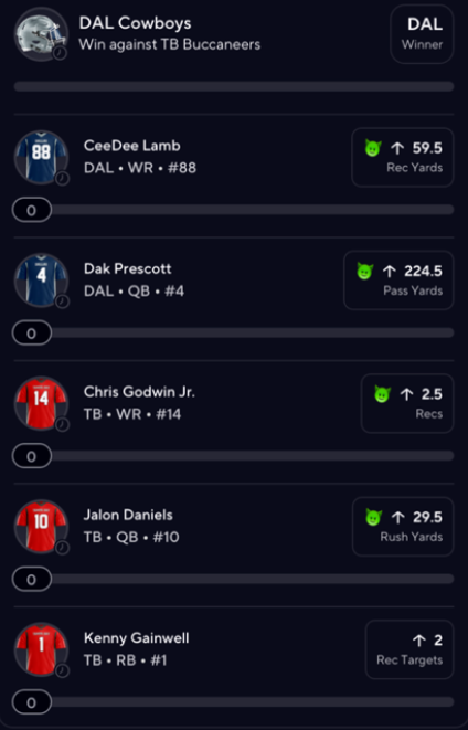 SharpLinePickz's tweet photo. 🏈 NFL WEEK 5 — TNF 🏈
━━━━━━━━━━━━━━━━━━
Here is your $100→$600 Parlay to exploit Thursday night's Bucs @ Cowboys matchup

🔹Cowboys - ML 
🔹Ceedee Lamb - O 59.5 Receiving Yards
🔹Dak Prescott - O 224.5 Passing Yards
🔹Chris Godwin - O 2.5 Receptions
🔹Jalon Daniels - O 29.5 Rushing Yards
🔹Kenny Gainwell - O 2 Rec Targets
━━━━━━━━━━━━━━━━━━
#NFLBets #SportsBettingX #SportsBetting #PrizePicksNFL #PrizePicks #LockOfTheDay #FreePicks #BestBets #DailyPicks #PicksOfTheDay #PropBets #PlayerProp #NFLWeek5 #Parlay
