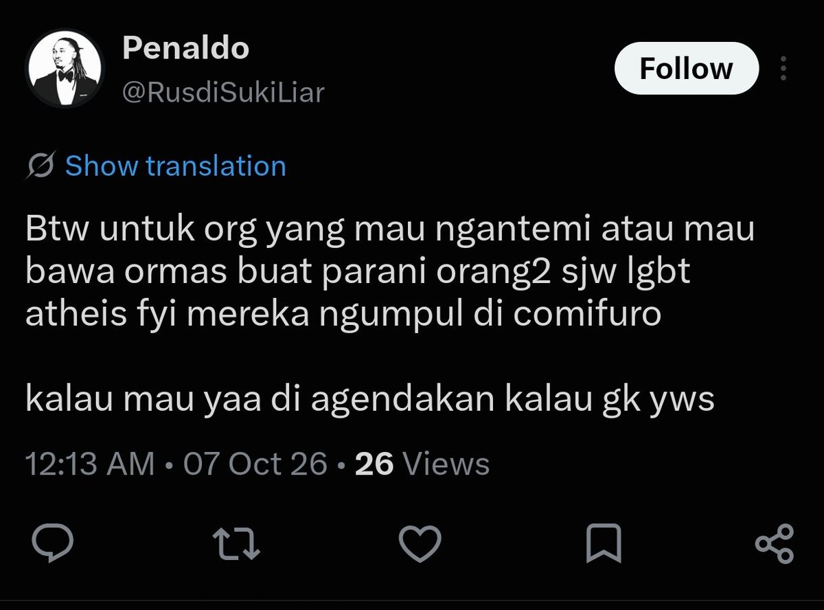 wondrmus's tweet photo. stay safe everyone yang mau ke sana #comifuro these people are pathetic dan caper https://t.co/fluyeQXLAV