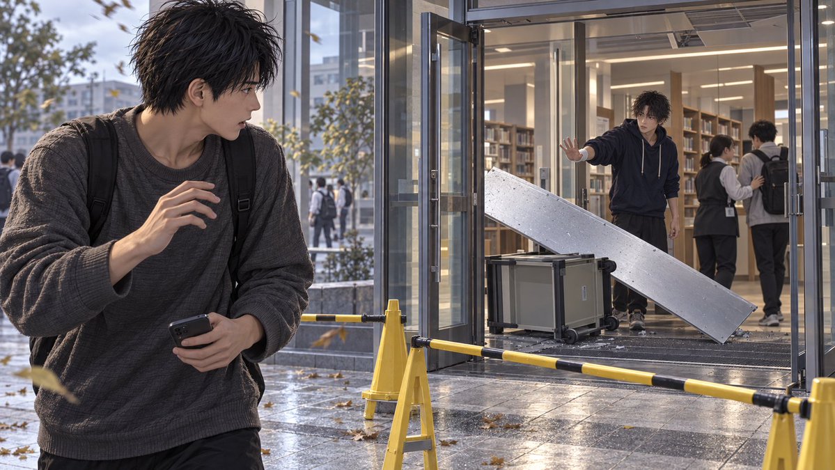nes_gos's tweet photo. 明日の俺が、親友を殺せと言ってきた
第7話　本物でも間違える
Quarterfullに公開しました。
https://t.co/rL2Qzgtiyo https://t.co/PcLlbUM3Nv