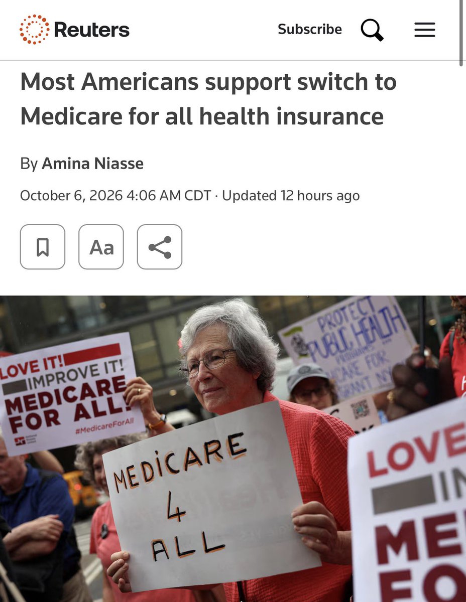 TheTNHoller's tweet photo. Supporting Medicare for All is not radical. 

Opposing it is. 

#MedicareForAllNOW 

https://t.co/Rk32GHEb6J https://t.co/STiCl04Fen