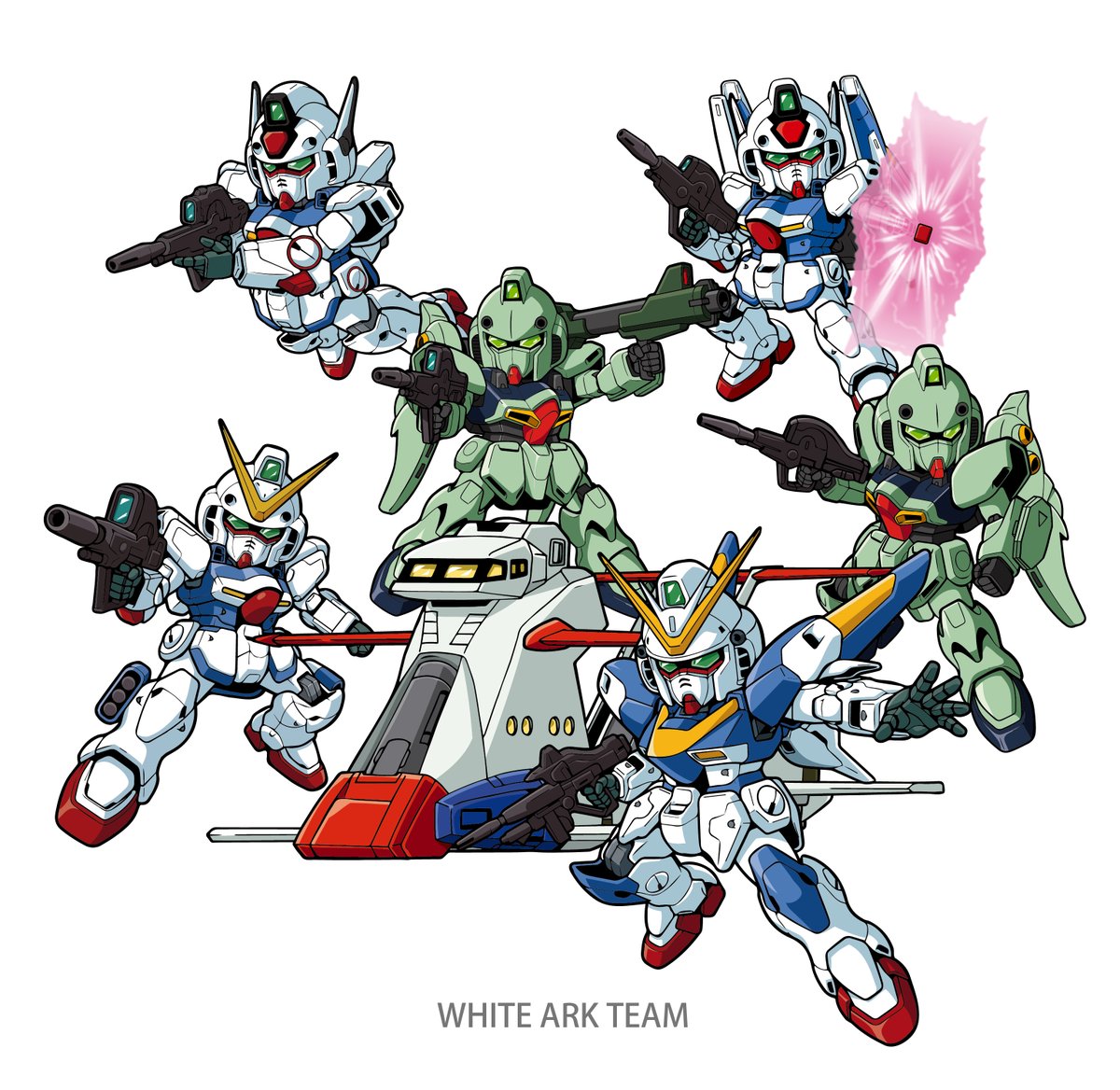 yappariVGUN's tweet photo. ホワイトアーク隊
いいチームだよね！
#Vガンダム #ホワイトアーク隊 https://t.co/4Cx8P75ShY