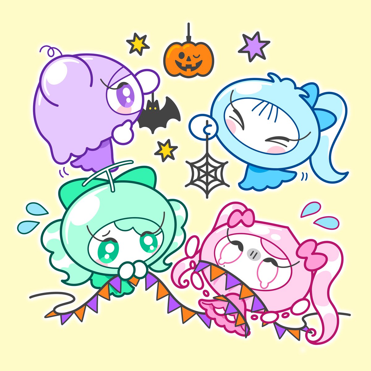 fruitschan_KF's tweet photo. ハロウィンウキウキだっぱ！みんなは準備したかなっ？🎃✨
#KAWAIIFRIENDS #ふるーつちゃん https://t.co/o4Ra3NMZnF
