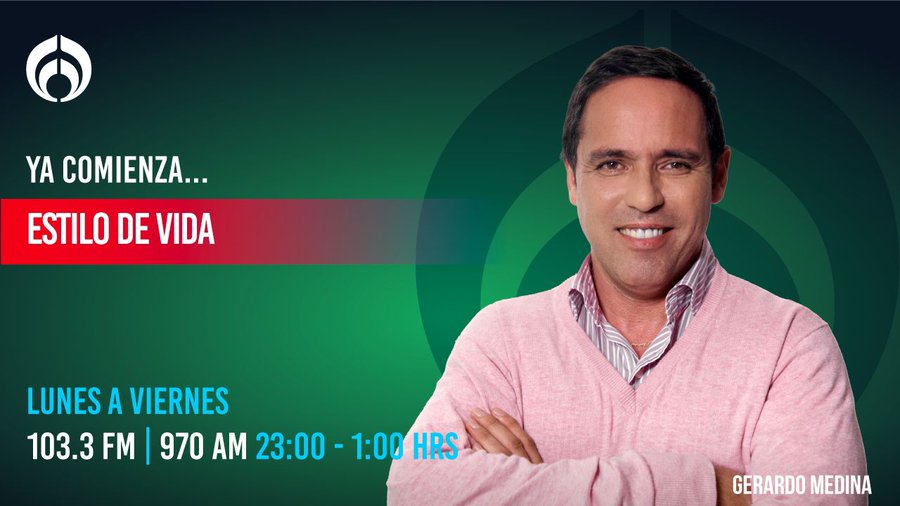 Radio_Formula's tweet photo. 🔴Sigue #ENVIVO 🔴
Los mejores consejos para tu salud te los da el doctor Gerardo Medina en #EstiloDeVida de lunes a viernes a partir de las 23:00 hrs.
103.3 FM🎙 https://t.co/5b3TvMSout
970 AM🎙https://t.co/xG3mW9KwfJ https://t.co/ellJQsgP1K