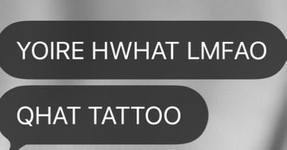 silqkee's tweet photo. apparently i forgot to tell literally all of my friends i was getting a tattoo https://t.co/T0L1gPU6Dv