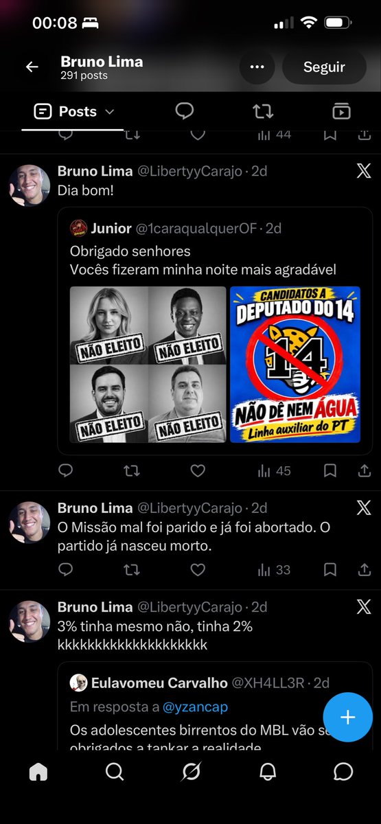Andre_Alencar_M's tweet photo. @LibertyyCarajo @flaviaalveslim Mentiroso mesmo um ser desse só tinha como ser eleitor de bandido https://t.co/LhvCOcauy2
