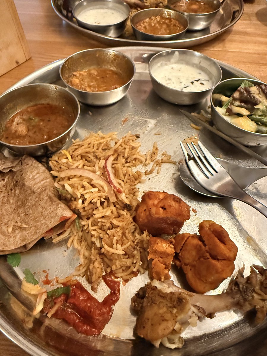 k_o_u_m's tweet photo. 今日は甥っ子とビリヤニランチ。写真忘れてた。w https://t.co/1vjtZMDT3y