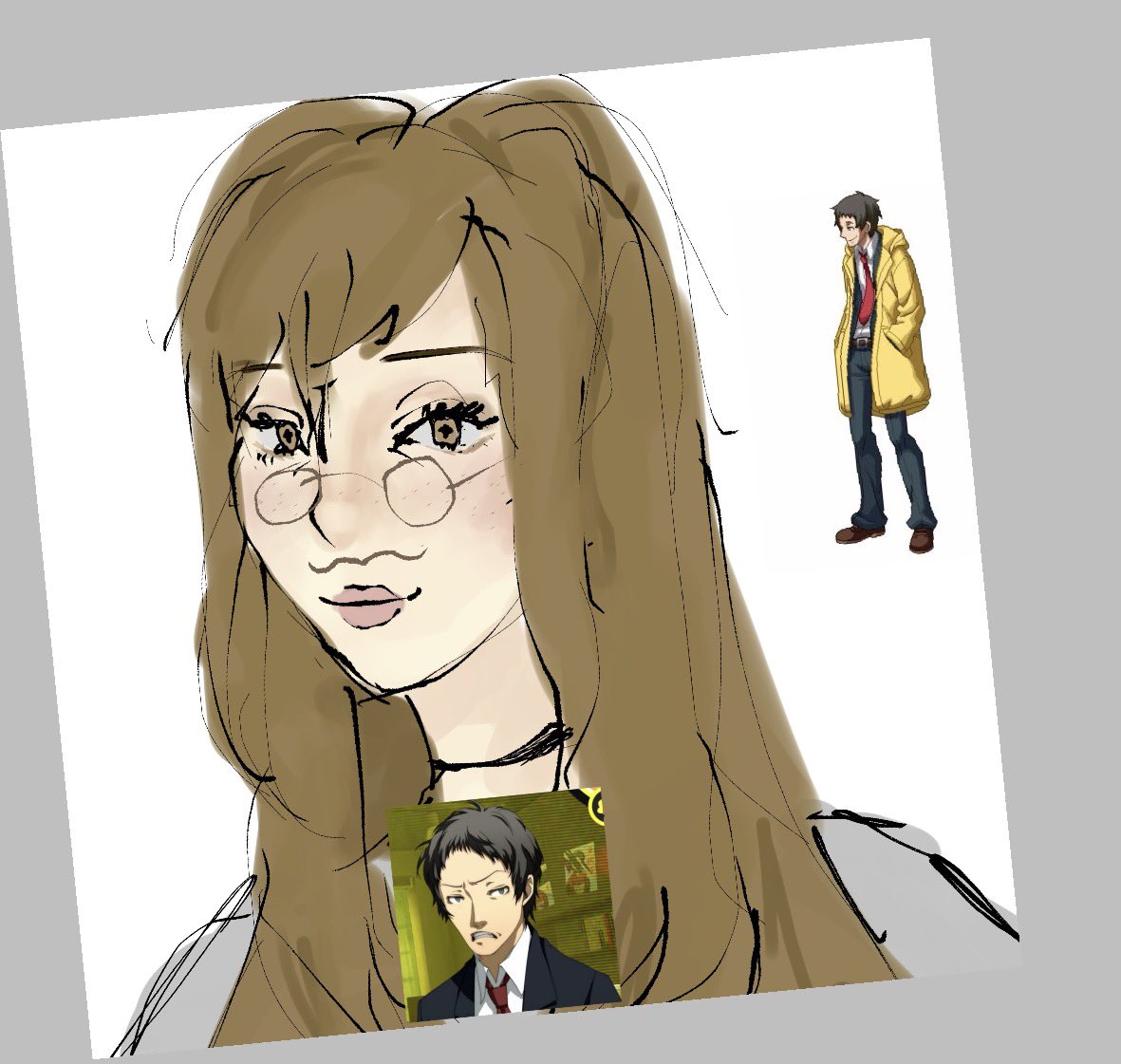 catharsisxs's tweet photo. i havwnt drawn in so long Ok anyway thats a self portrait im a frauded fakecel i ignore all irls and dating app matches to jerk off to drawings (Tohru Adachi for starters) https://t.co/TVHypfceGM