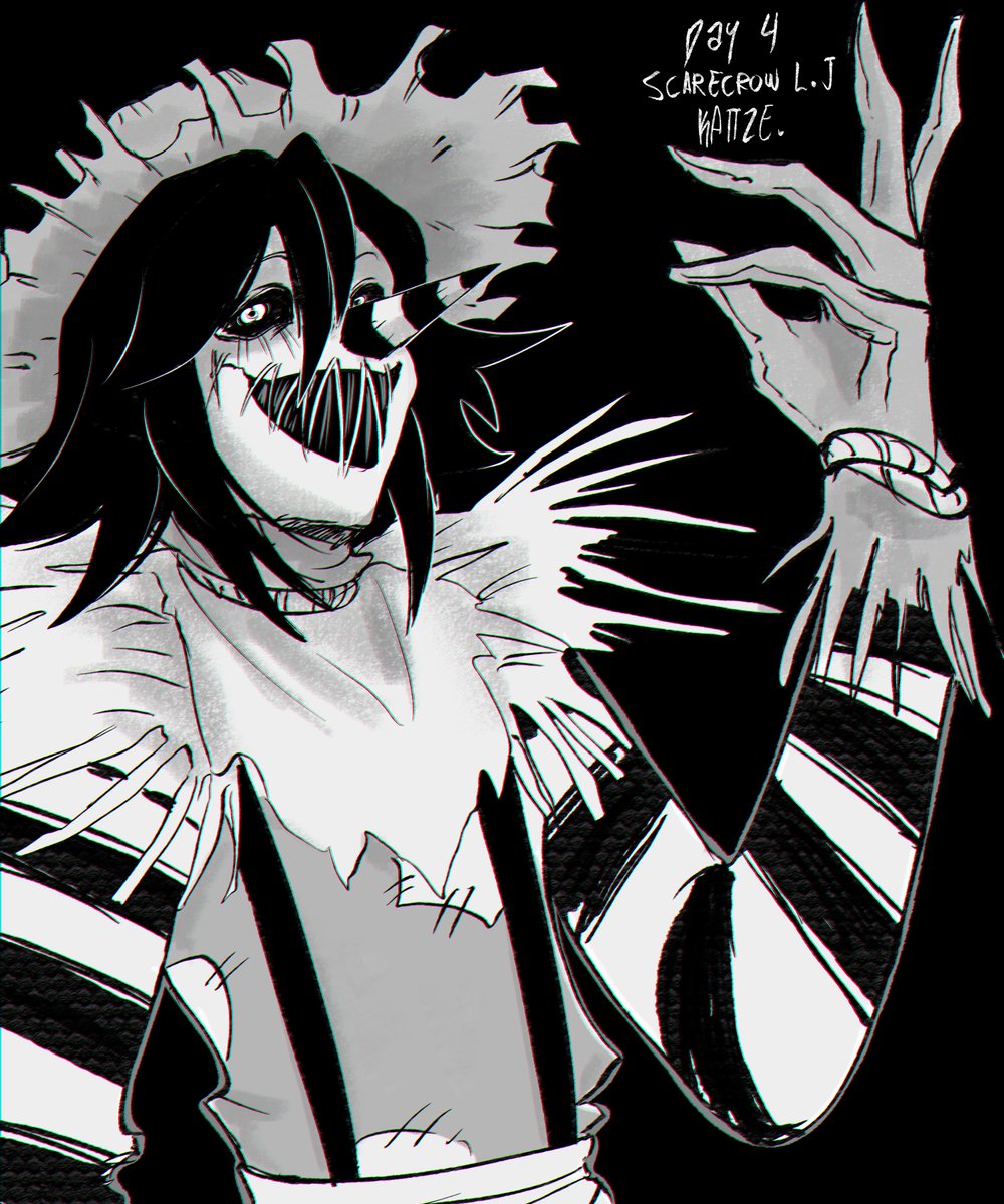 _kattze16's tweet photo. Creepyt⦻ber Day 4: Scarecrow Laughin Jack 🎃
#creepytober #creepypasta #laughingjack #fanart https://t.co/6G6o5oLXEC