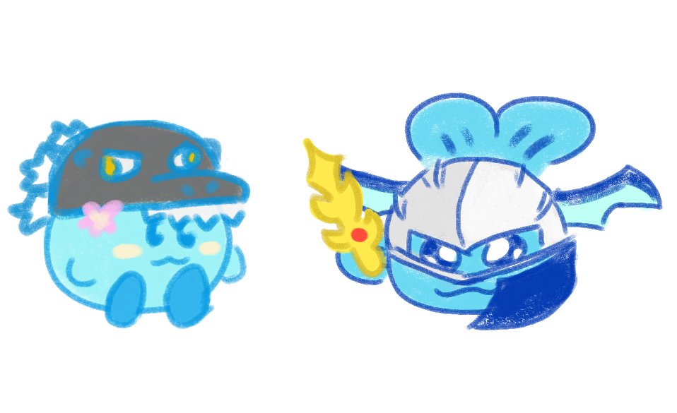 optygu's tweet photo. i never ended up finishing this doodle but would it be Kirbzuli or Lazuby or Kirbi and Meta Lad or Lad Knight
#paintfins https://t.co/qMCb1u3KdO