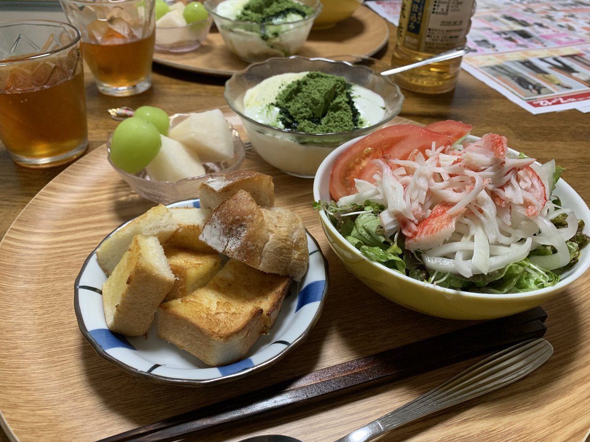 happy6059's tweet photo. 朝ごはん https://t.co/kJoOKV4Rvn