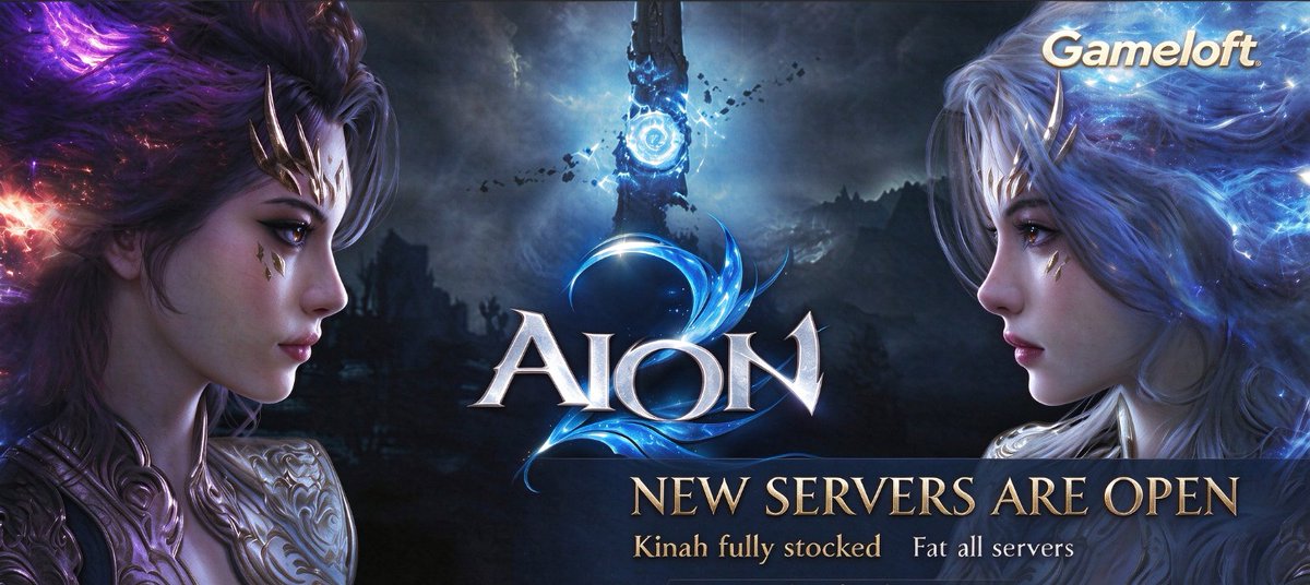 Gameloft_ELD's tweet photo. 🔥 AION 2 has been out for some time, and lots of brand-new servers are now available.
Need Kinah for crafting, gear or trading?
🛒Our shop holds plenty of Kinah stock, quick delivery for every new server. 👉https://t.co/Mspi0lsD6h
Drop your server below!
#AION2 #AION2Kinah https://t.co/vrrPJXMORS