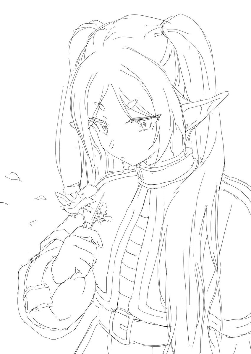 ririmqlr's tweet photo. +_> i love frieren so much 
hope u too xd https://t.co/wvSEvyVOu3