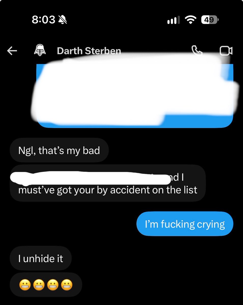 libertyst3wart's tweet photo. He admitted to it same day guys it's okay I tried to say that in the replies on the original it wasn't a serious leak🤣😭 https://t.co/9nhKWqWHqZ
