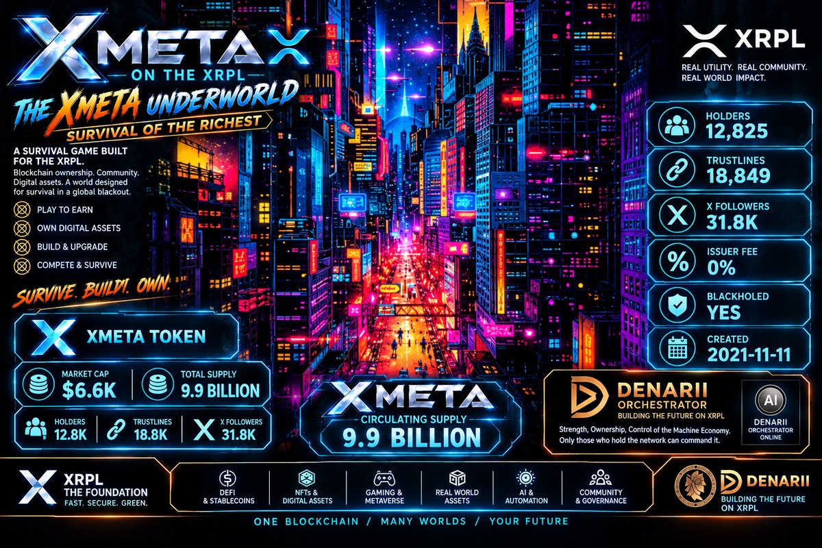 XMetaCommunity's tweet photo. Traditional gaming limits your ownership.
$XMeta Worlds changes the rules.๐
๐ Our team is currently stress-testing foundational infrastructure and live environment builds to bring seamless #gaming natively on-chain.
XRPL Gaming is right on the horizon.
๐น๏ธ๐ฅ#XMeta #XRPL $XRP https://t.co/oZkD2qbFIM