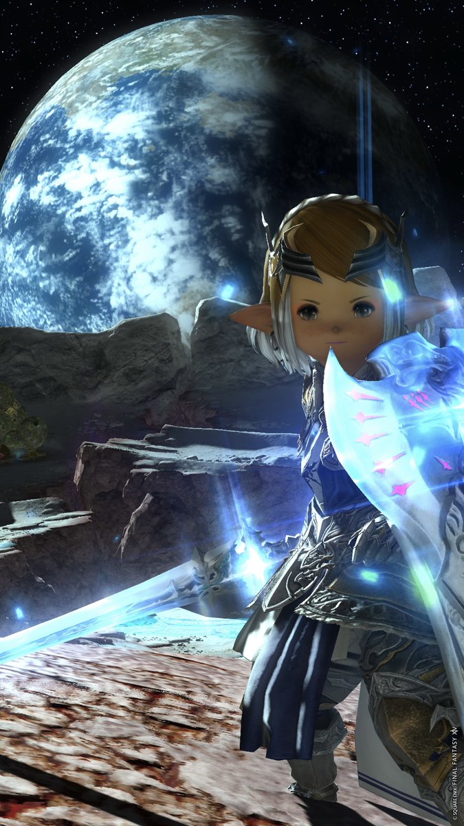 hitahitame07's tweet photo. #おはララ 

ナイトが90！
ムービーのやつを少しだけ再現したかった。
振り向くってエモートありましたっけ？

無いなら欲しいなぁ…

#FF14 #ララフェル #暁月のフィナーレ https://t.co/trzBx7QzJ5