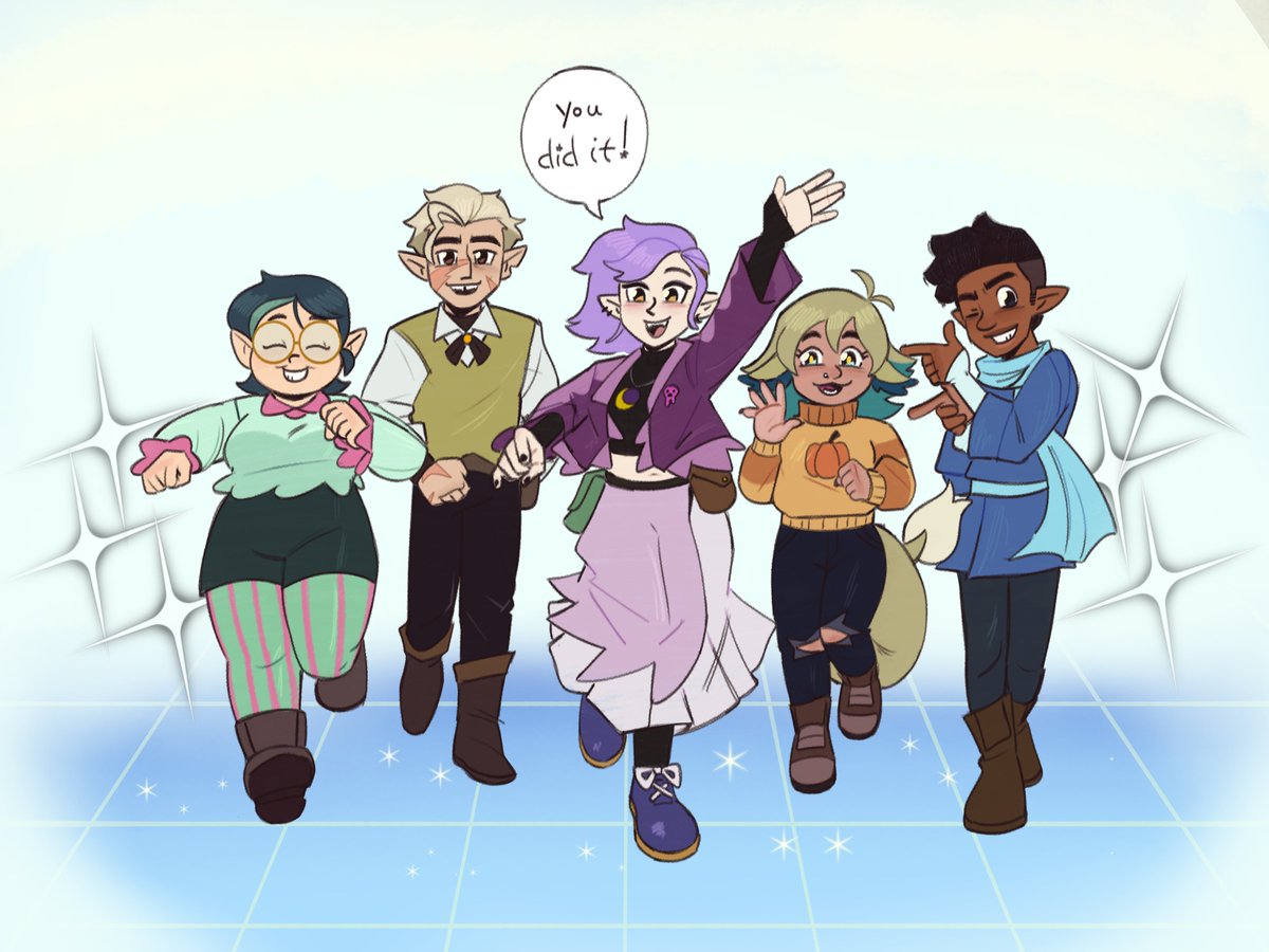 SketcheeClown's tweet photo. Welcome back Hexsquad!! We all missed you ♡ https://t.co/mRqoBUH4WM