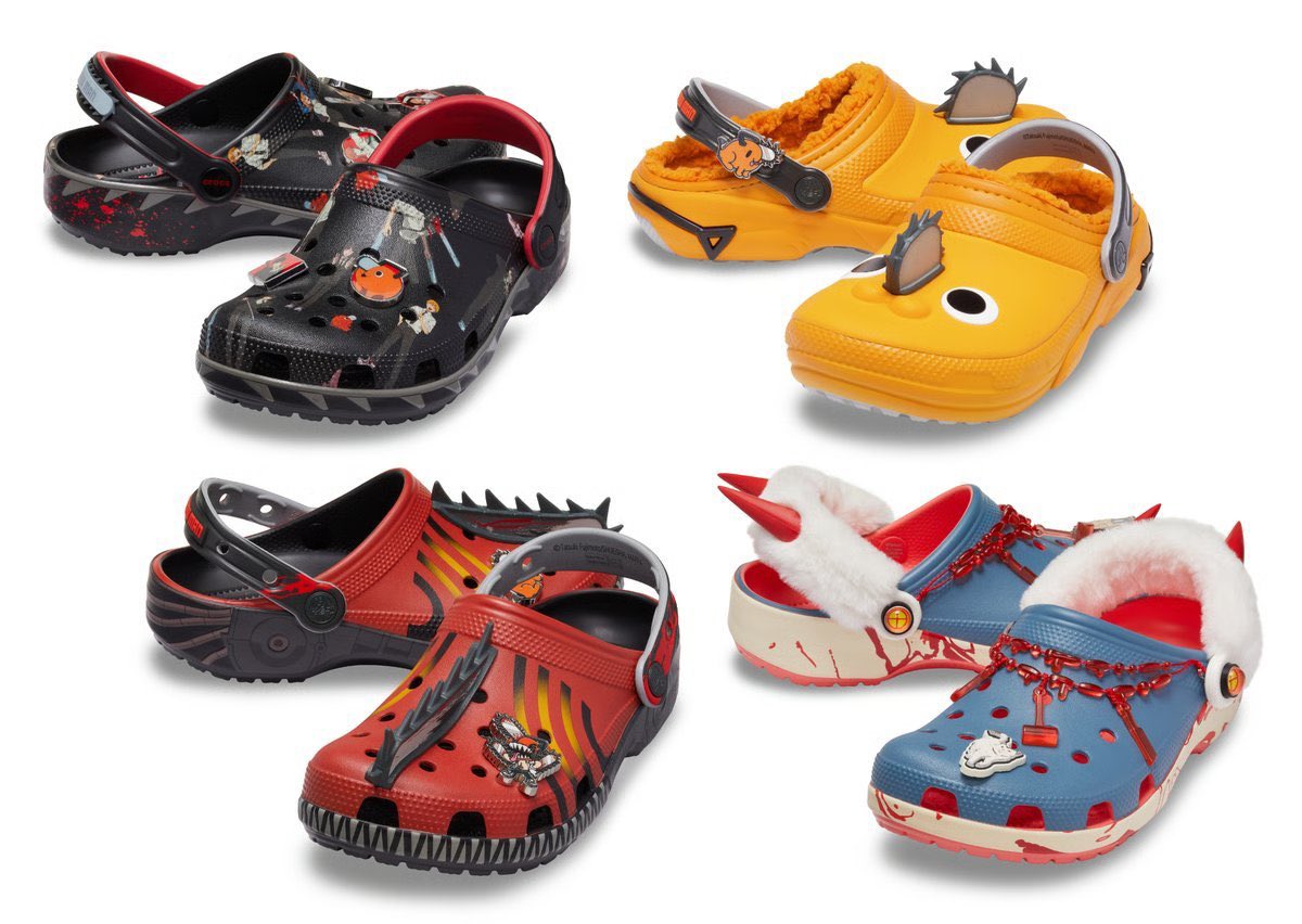 chainsawmanjoho's tweet photo. チェンソーマン × CROCS

2026年10月8日〜11日に開催されるニューヨーク・コミコン（NYCC）で先行発売され、その後全米等で順次展開されるようです！

⬇️10月27日海外オンライン発売
https://t.co/339UH6zM8F

正規品のサンダルきた

#チェンソーマン #chainsawman https://t.co/rWnon9I9WL