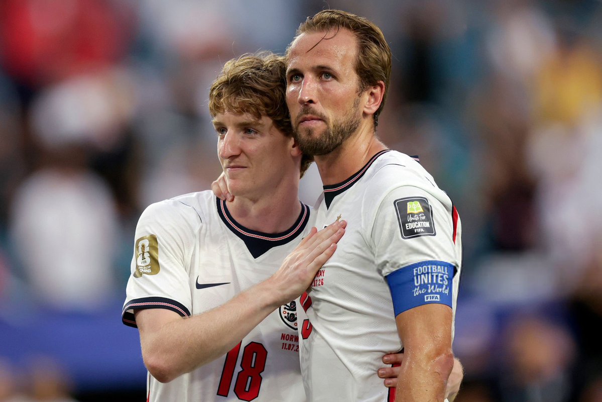 FabrizioRomano's tweet photo. 🚨 Harry Kane on Man City charges: “It���s not for me to comment right now. I understand it’s a big story but I need to understand more”.

“When I am with England, it’s only about England. My focus is on Croatia on Saturday”, told Sky. https://t.co/WLN8HpbFat