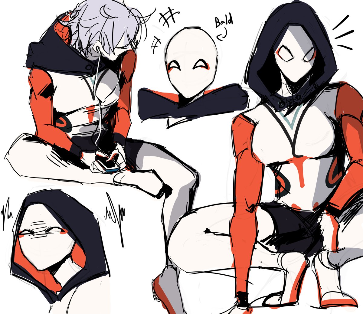 Mjlad7o3's tweet photo. heres 4 lazy doodles of spiderkiana 

#hi3 #kiana #spiderkiana https://t.co/6dgk2SRdZy