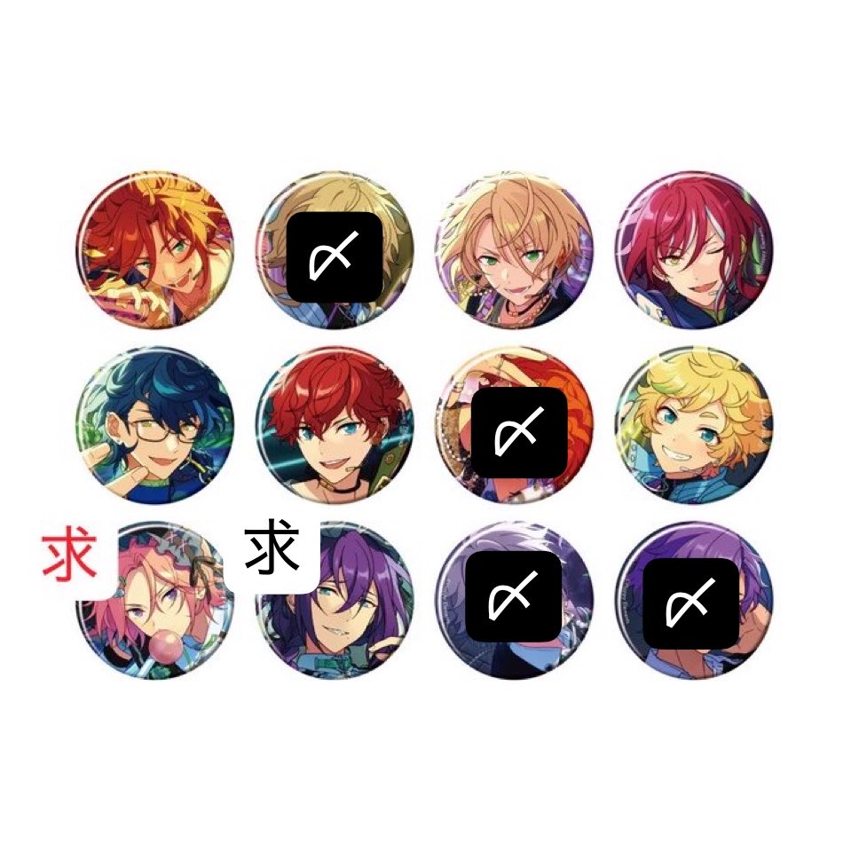nonnon0205_'s tweet photo. 【交換・譲渡】あんスタ コレクション缶バッジ コレ缶 2026 Sep idol 

求：定価＋送料、マヨイ1(↔☆4のみ)
譲：〇斑2 藍良*5 夏目11 〇つむぎ11 一彩41 宙12

＊アニメイトにて10BOX予約予定
＊*印は任意☆4同数抱き合わせ必須
＊〇は単体譲渡可
＊☆4のみは220円/1個
＊リットリンク必読
＊郵送のみ https://t.co/soZS1VfxuP