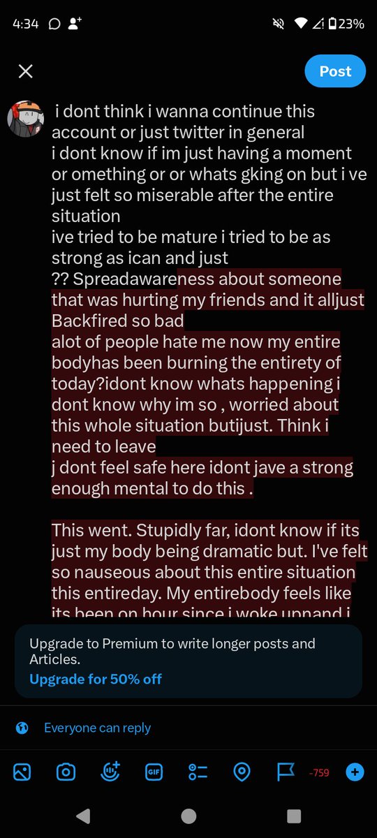 BuilderscIub's tweet photo. this post has nothing to do with rath, this is entirely me speaking about myself, not about the situation,
The threadis staying up, i apolgise if that hurtsanyone. 

this kinda counts as a centpost or whatever so read at yourown choice

tldr im.taking a break or leaving https://t.co/WW6VGEMdAQ