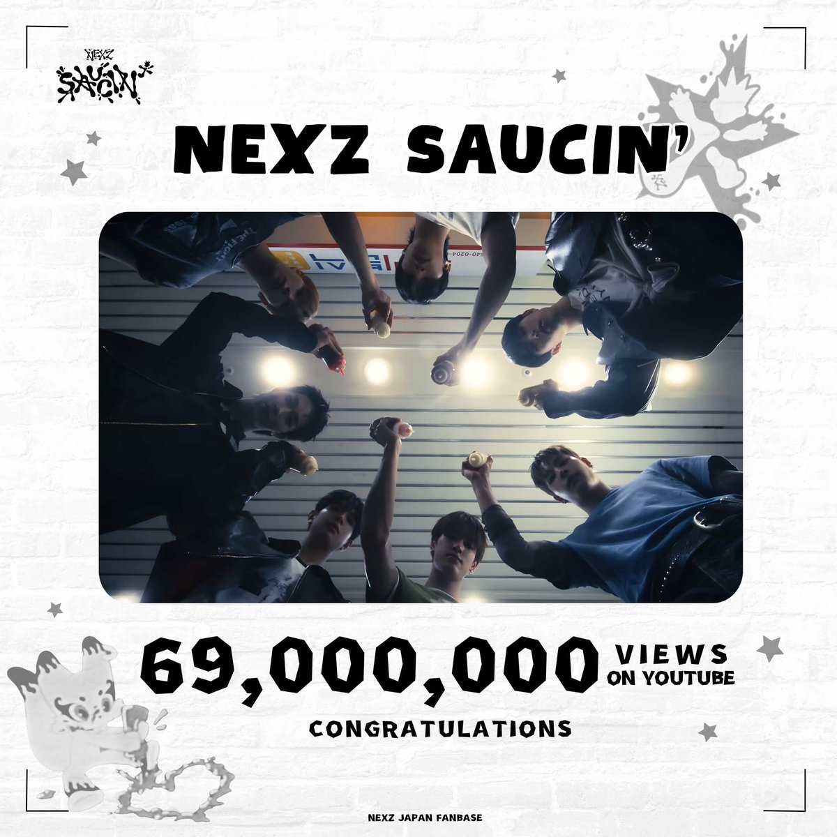 NEXZ_JPFB's tweet photo. [DATA] NEXZ(넥스지) 

"SAUCIN'" M/V  
🔗https://t.co/XGMeijep3U 

🎉再生回数 6,900万回突破🎉 
高評価23万👍

  #NEXZ #SAUCIN #NEXZ_SAUCIN https://t.co/V0uK2tFHwN