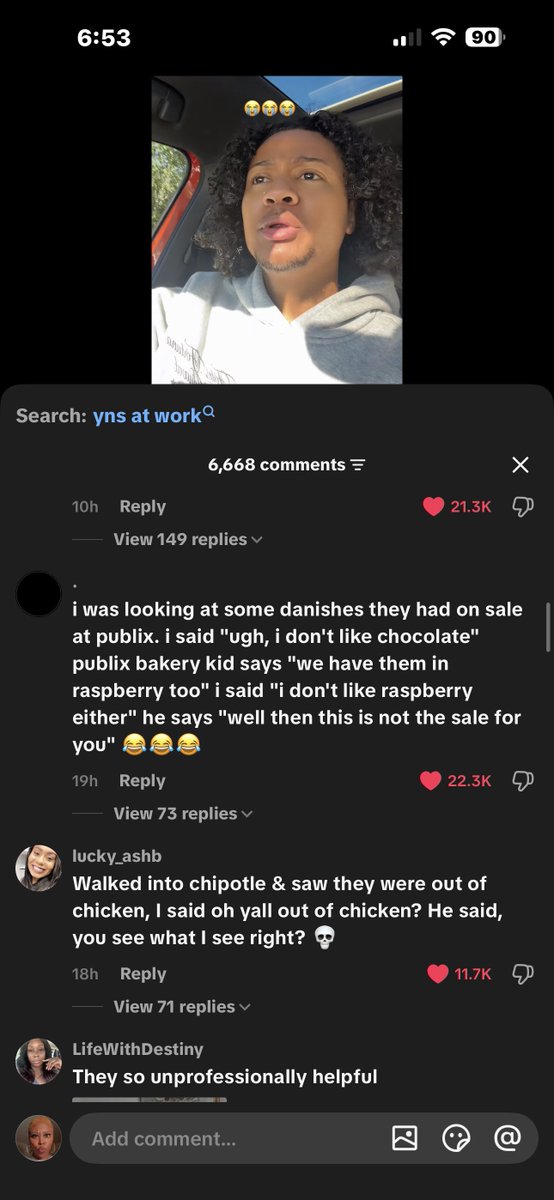 ayla_757's tweet photo. I been fuckin tickled at these comments cuz I got a few experiences myself😂😂 
I love these bad ass kids in customer service sometimes I can’t lie they’re funny af https://t.co/Wnmyio3h9G