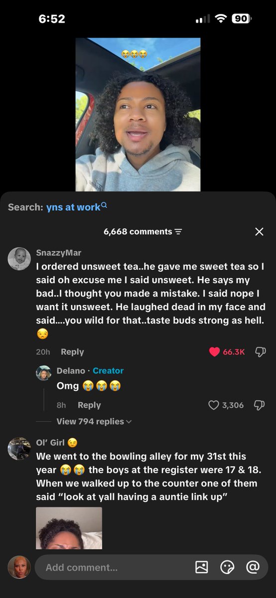 ayla_757's tweet photo. I been fuckin tickled at these comments cuz I got a few experiences myself😂😂 
I love these bad ass kids in customer service sometimes I can’t lie they’re funny af https://t.co/Wnmyio3h9G
