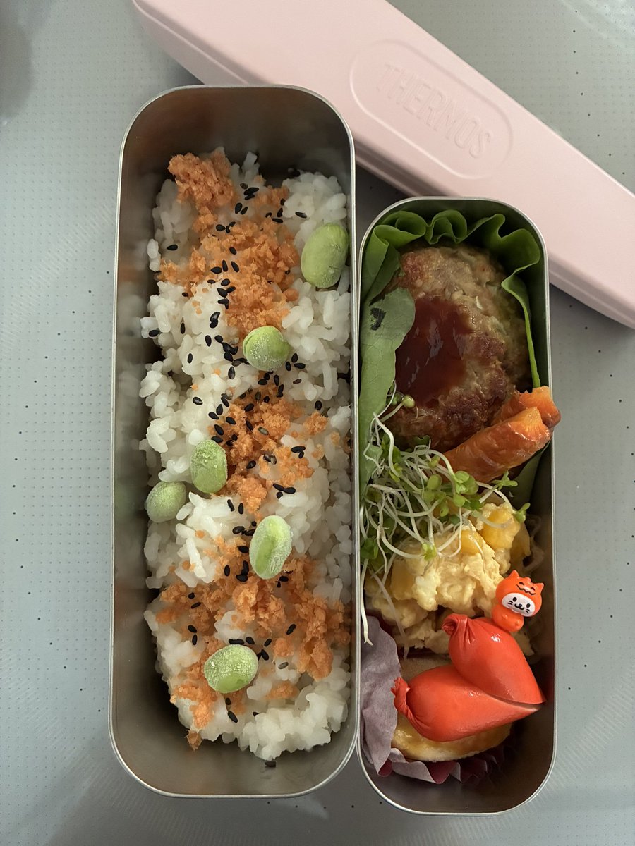 Obasan0141's tweet photo. #hakoyabento #lala弁当 #THERMOS #スリム弁当箱 #高校生弁当 #弁当記録 #お弁当作り楽しもう部 https://t.co/IHnR3hHV8k
