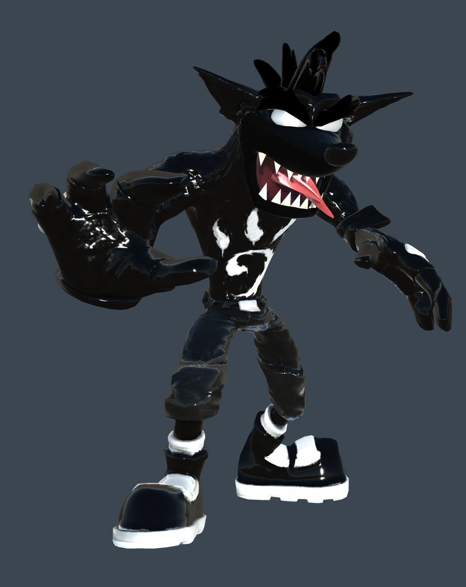 GAGS3009's tweet photo. Crash Symbiocoot

#CrashBandicoot #Venom #Crash30 https://t.co/9Pv9GzzFWi