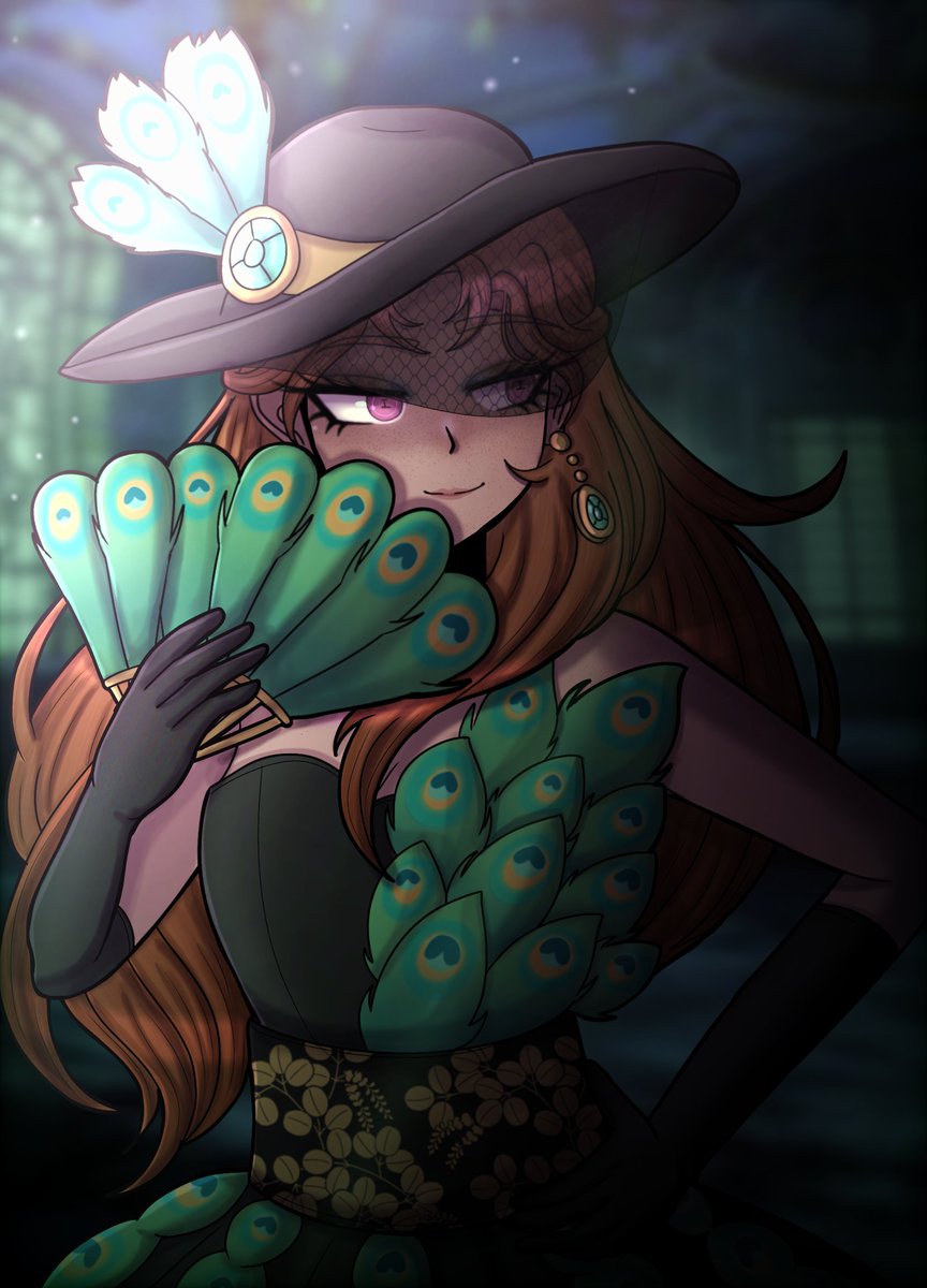 DanganronpaAnte's tweet photo. Today is September 30th, making it the birthday of Ismene Circe! To celebrate, she seems to be attending an event of some sort in her perfect peacock-themed gown~

Birthday Interrogation below! https://t.co/9SkL5EYLcz