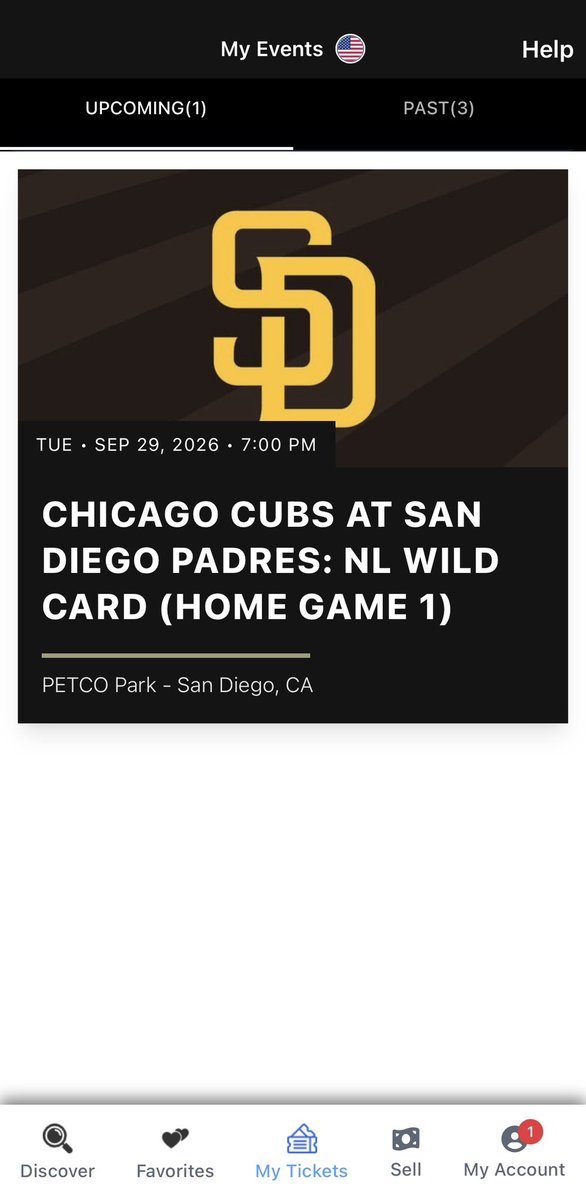 Kingsley_Notts's tweet photo. Selling 4 San Diego Padres vs Chicago Cubs tickets for the NL Wildcard Home game 1 tonight  

@ PETCO Park - San Diego, CA

Time/ 7:00pm

Section 116, Row 9

Asking $110 each 

Message me for more details if you’re interested https://t.co/HA9dFBNbqt