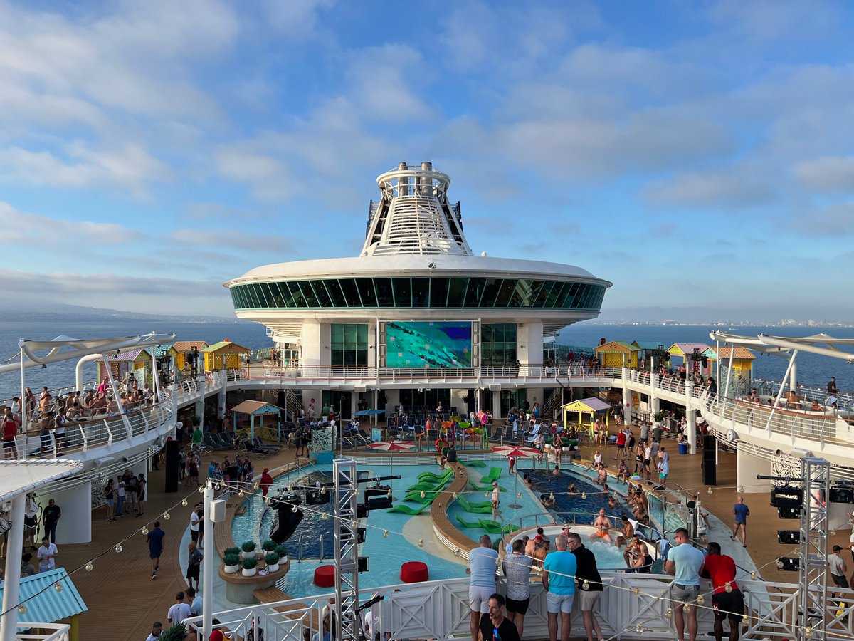 HookedCruising's tweet photo. Navigator of the Seas is dodging Hurricane Polo this week. The September 25 sailing out of Los Angeles drops Ensenada and Cabo San Lucas, adds Puerto Vallarta, and keeps Mazatlan. Smart call, rather shuffle ports than sail near a Category 3. https://t.co/G1yqm4pUPX