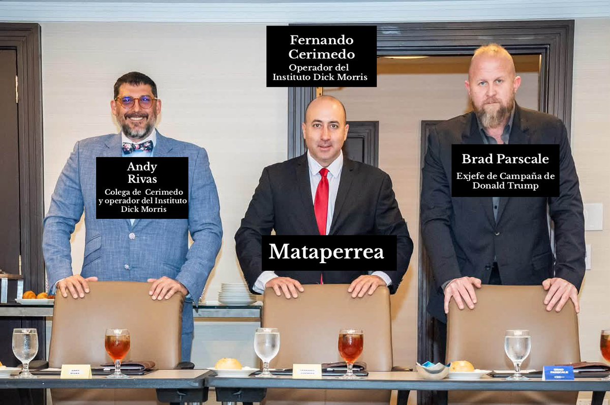 Mataperrea's tweet photo. 🚨#ATENCIÓN | A unas semanas de que Keiko Fujimori anuncie el ingreso del Perú al Escudo de las Américas liderado por EEUU, se revelan fotografías que evidencian el vínculo de Fernando Cerimedo con el entorno de Donald Trump.  

Fuente: Nadia Beller, expareja de Fernando Cerimedo https://t.co/9SEwHEjcOs