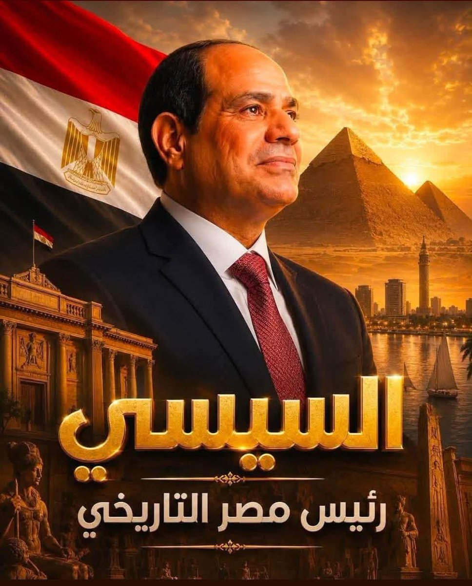 WhSIX4wXaNNynUf's tweet photo. *بيان تفويض شعبي |

انتبااااه والكل يسمع ويشارك 

*يعلن الشعب المصري تفويض السيد الرئيس عبد الفتاح السيسي رئيس الجمهورية في كل ما يراه للحفاظ على أمن واستقرار وسلامة الوطن والمواطنين*
من قلب مصر.. من كل محافظاتها وقراها ونجوعها..
نحن أبناء هذا الشعب العظيم، نعلنها مدوية:
*نفوضك يا سيادة الرئيس.*
نفوضك في كل قرار تتخذه لحماية هذا الوطن.
نفوضك في كل خطوة تخطوها للحفاظ على أمن مصر القومي في الداخل والخارج.
نفوضك في مواجهة الإرهاب، والطابور الخامس، وجماعات الشر، وتجار المخدرات الذين يستهدفون شبابنا.
نفوضك في استكمال مسيرة البناء والتنمية والجمهورية الجديدة.
*لماذا نفوضك؟*
لأننا جربناك فوجدناك صادقاً أميناً.
لأنك لم تبع الوهم، بل بنيت المصانع وشيدت الطرق وعمرت الصحراء.
لأنك واجهت الإرهاب في سيناء ودحرت المخططات التي كانت تريد تقسيم مصر.
لأنك في زمن تاه فيه الكثيرون، كنت أنت صمام الأمان لهذا الوطن.
*رسالتنا للعالم أجمع:*
��لشعب المصري والرئيس السيسي والجيش والشرطة.. نسيج واحد لا ينفصل.
من يمس أمن مصر، سنكون جميعاً ضده.
ومن يفكر في العبث باستقرارنا، سيجد 110 مليون مصري جيشاً واحداً خلف قيادته.
*هذا تفويض من القلب..*
*تفويض محبة وثقة..*
*تفويض شعب يريد أن يحيا آمناً مستقراً في وطنه.*
عاشت مصر حرة أبية..
وعاش رئيسها.. وعاش جيشها وشرطتها وشعبها العظيم.
