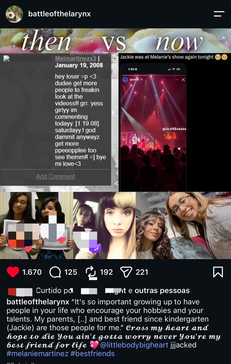 hadestanked's tweet photo. em post recente do leaker famoso por vazar diversas faixas da melanie, podemos ver que terá uma track para a melhor amiga da melanie, jackie. Na descrição do post tem a frase “ cross my heart and hope to die you ain’t gotta worry never you where my best friend 4 life”. https://t.co/jouDHJdXUE