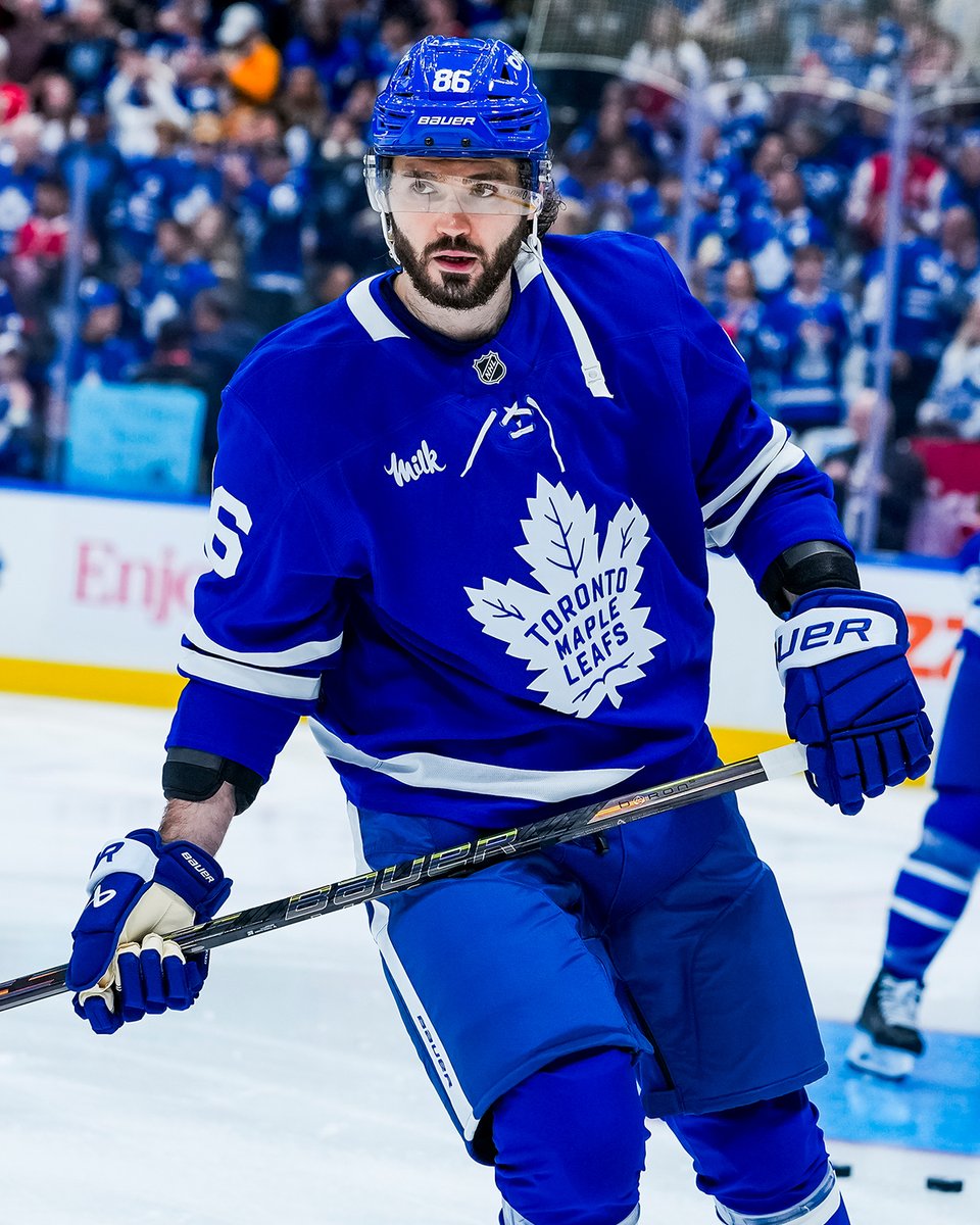 Your first look at Kirill Marchenko in the blue and white 🔥 #NHLFaceOff

📺: @​Sportsnet or stream on Sportsnet+ ➡️ <https://t.co/qAjIlD26Mn> 
 [📷](https://pb