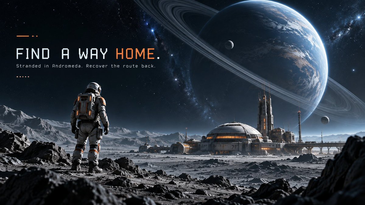 xscapecoin's tweet photo. XSCAPE Opens With One Clean Objective: Find A Way Home. 🚀

Your Ship Is Broken, You Are Stranded In Andromeda, And Every Run Is About Recovering Clues, Ship Parts, And The Route Back. Explore, Extract, Rebuild, Repeat.

#XSCAPE #GameFi #SpaceGame https://t.co/qnr5omLExC