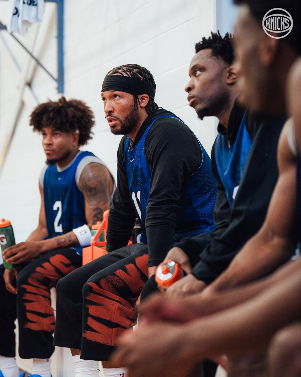 nyknicks's tweet photo. the work begins https://t.co/PnEIuXWqIa